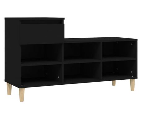 Ormarić za cipele crni 102 x 36 x 60 cm od konstruiranog drva