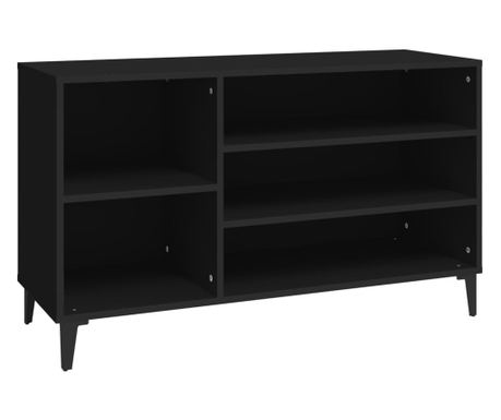 Ormarić za cipele crni 102 x 36 x 60 cm od konstruiranog drva