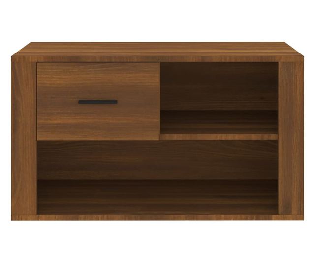 Ormarić za cipele smeđi hrast 80x35x45 cm konstruirano drvo
