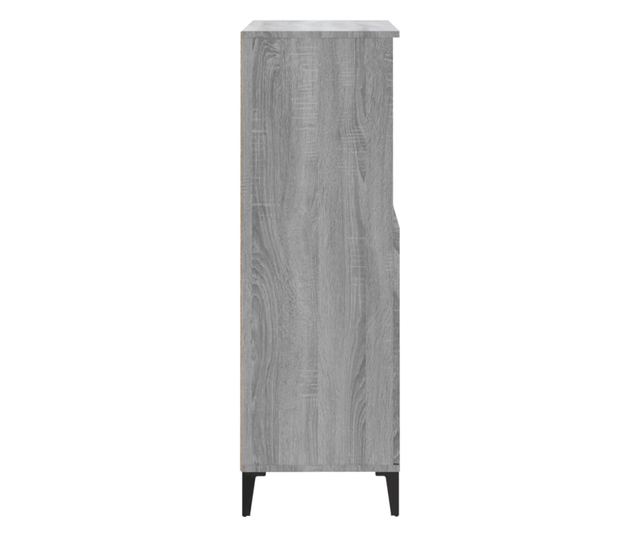 Dulap înalt, gri sonoma, 60x36x110 cm, lemn prelucrat