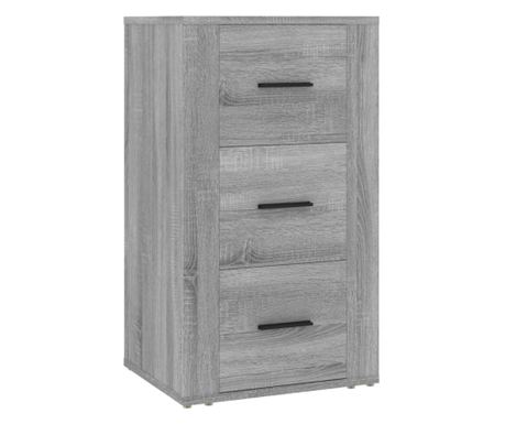 Komoda boja sivog hrasta 40 x 33 x 70 cm od konstruiranog drva