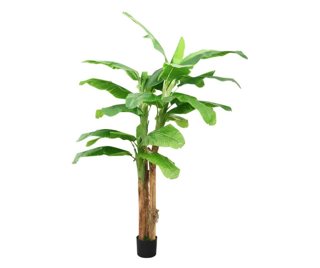 Umjetna banana s loncem, zelena, 300 cm - 2