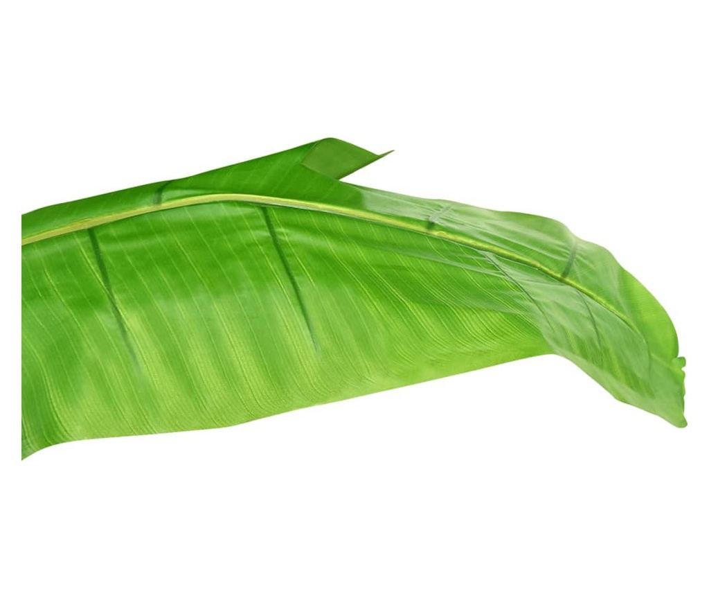Umjetna banana s loncem, zelena, 300 cm - 4