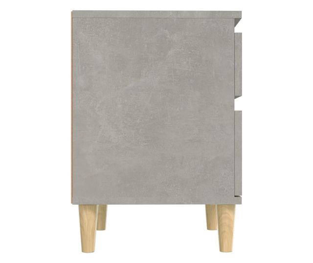 betonszürke éjjeliszekrény 40x35x50 cm