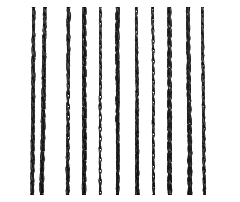 Končane Zavjese 2 kom 100x250 cm Crne - 7