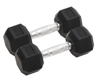 2 db öntöttvas egykezes súlyzó 12 kg