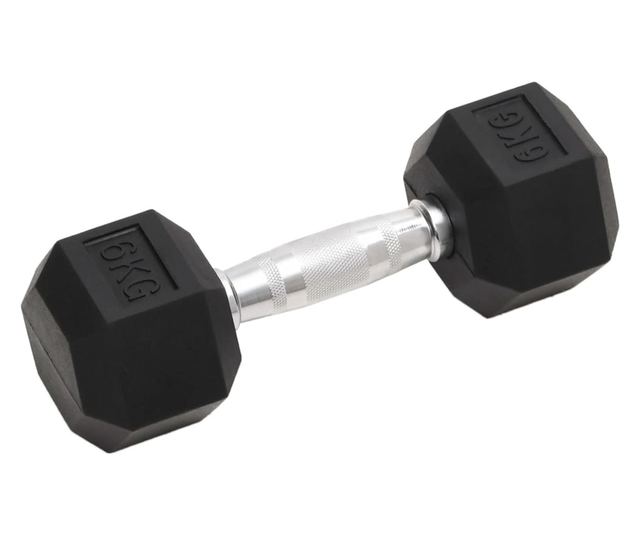 2 db öntöttvas egykezes súlyzó 12 kg