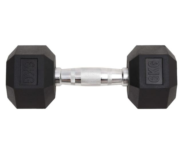 2 db öntöttvas egykezes súlyzó 12 kg