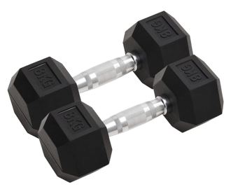 2 db öntöttvas egykezes súlyzó 16 kg
