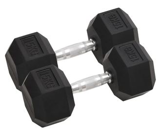 Jednoručni utezi 2 kom 30 kg od lijevanog željeza