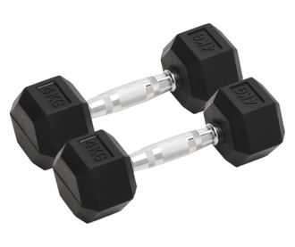 2 db öntöttvas súlyzó 8 kg