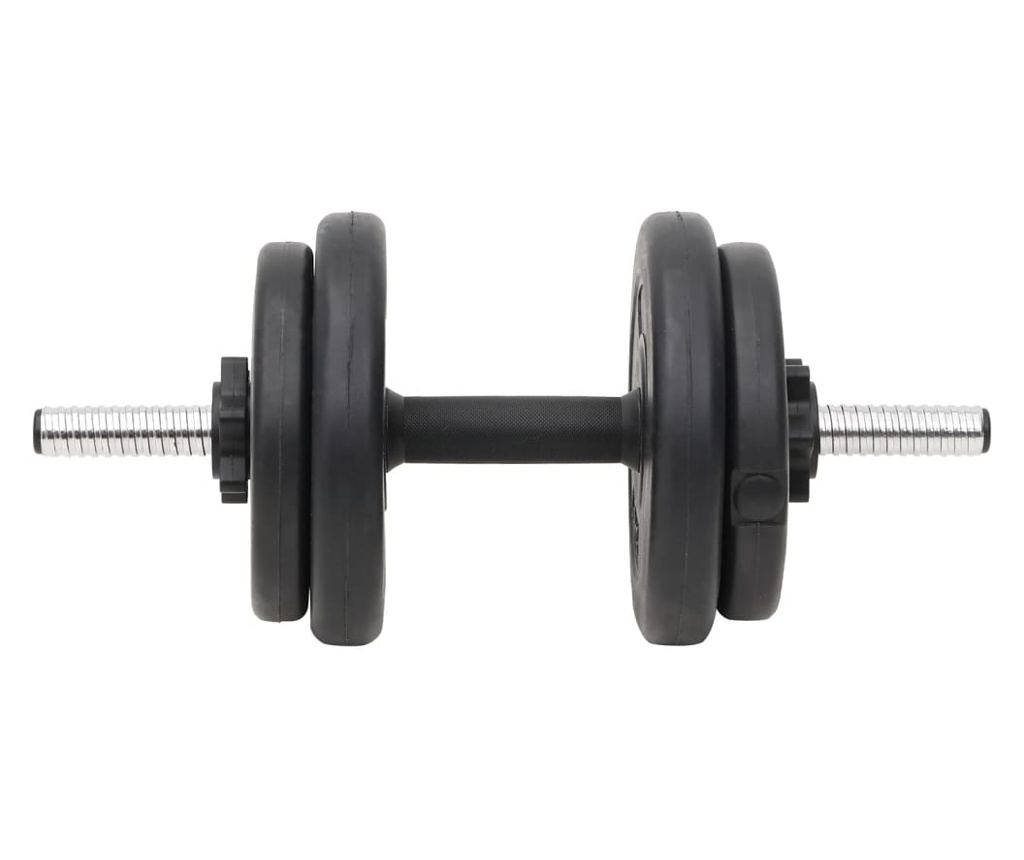 Dvoručni i jednoručni uteg s pločama 60 kg - 8