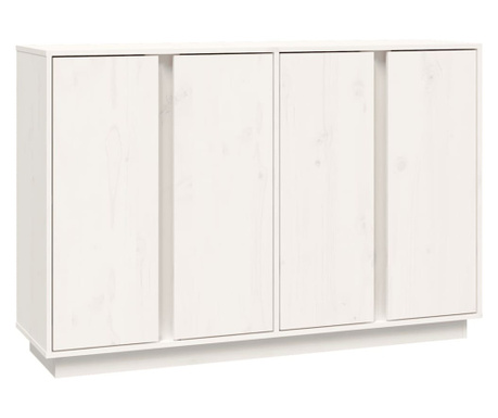 Servantă, alb, 120x35x80 cm, lemn masiv de pin