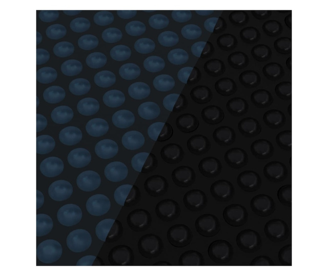 Plutajući PE solarni pokrov za bazen 732 x 366 cm crno-plavi