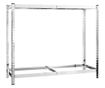 Stalci za gume s 2 razine 2 kom srebrni 110x40x110 cm čelični