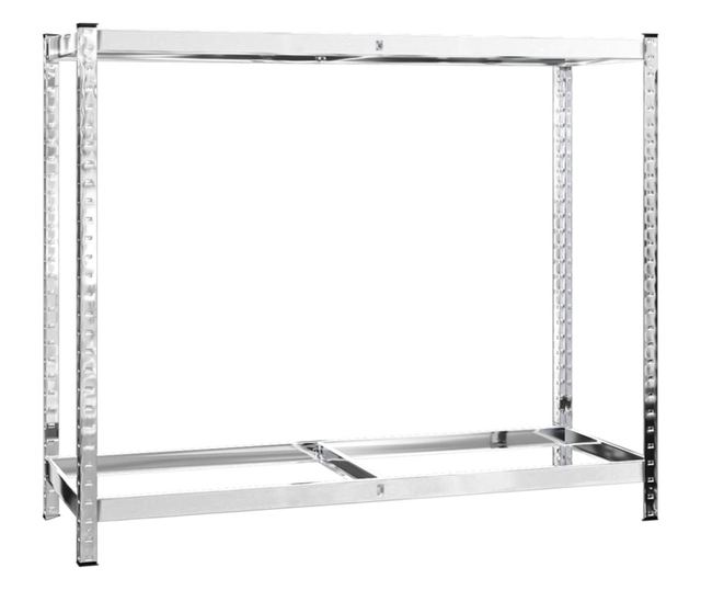 Stalci za gume s 2 razine 3 kom srebrni 110x40x110 cm čelični