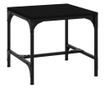 Masuta de cafea, negru, 50x50x35 cm, lemn compozit