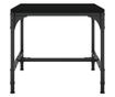 Masuta de cafea, negru, 50x50x35 cm, lemn compozit