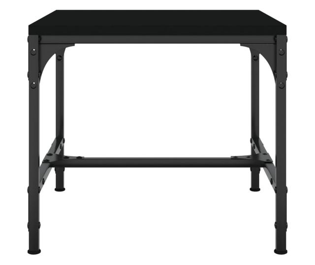 Masuta de cafea, negru, 50x50x35 cm, lemn compozit