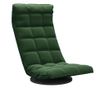 Sjedalo s rotirajućom podlogom, tamnozeleno, baršunasto