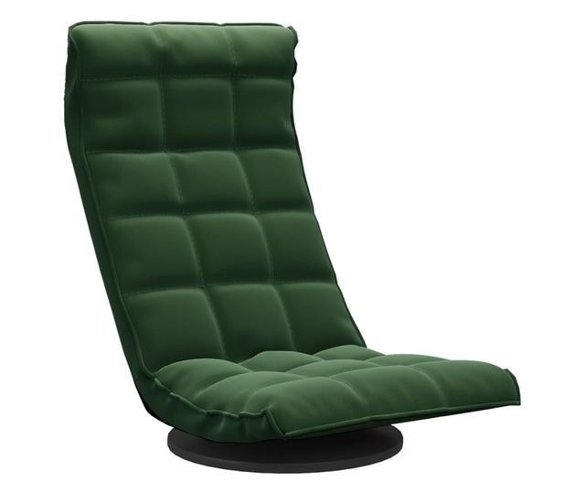 Sjedalo s rotirajućom podlogom, tamnozeleno, baršunasto