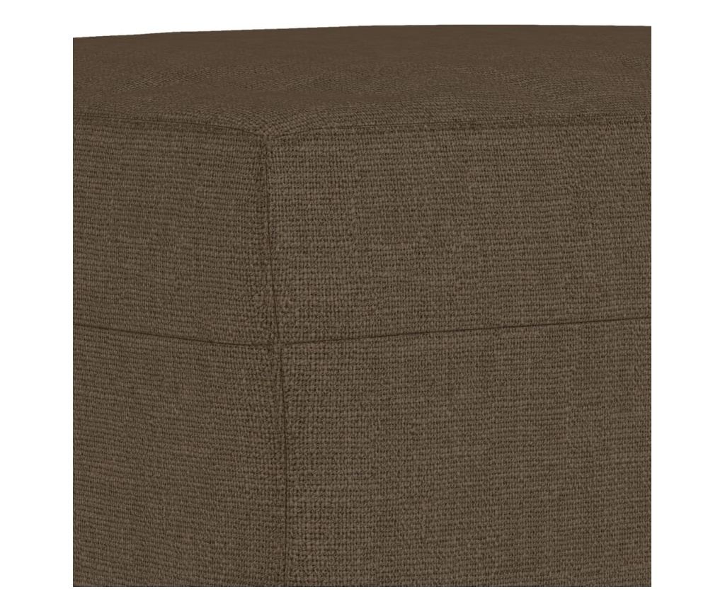 barna szövet pad 70 x 35 x 41 cm - 7