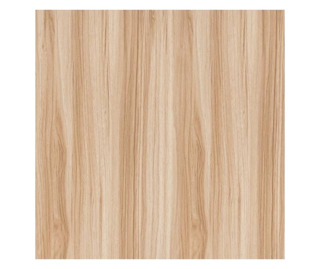 Comodă TV, maro, 105x30x40 cm lemn masiv pin și ratan natural