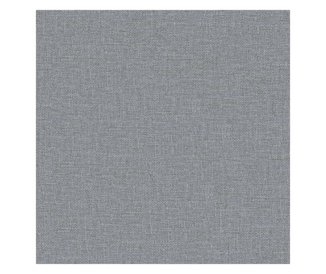 Kanapa rozkładana z podłokietnikami, jasnoszara, tekstylna