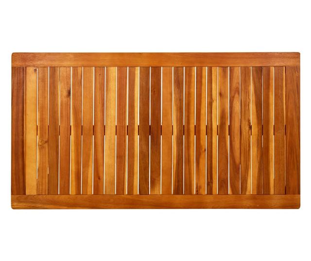 Măsuță de cafea de grădină 110x60x45 cm lemn masiv acacia