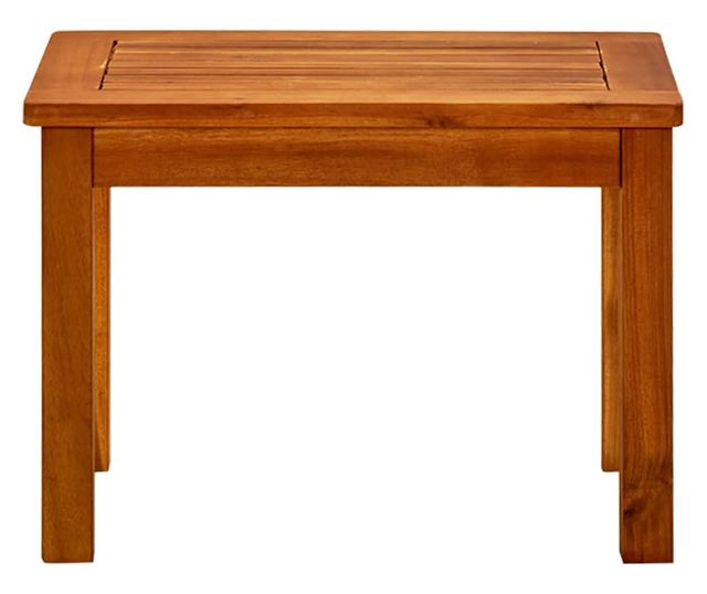 Măsuță de cafea de grădină, 50x35x36 cm, lemn masiv acacia