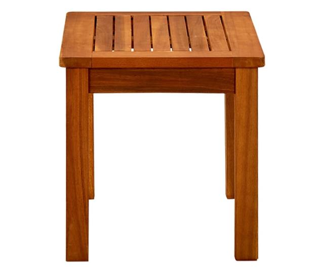 Măsuță de cafea de grădină, 50x35x36 cm, lemn masiv acacia