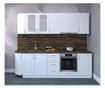 Corp superior de bucatarie Sani Kvadric 30x72 cm Alb MDF