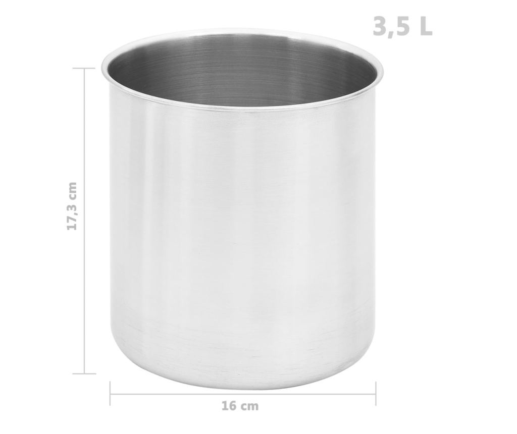 Диспенсър за сос от неръждаема стомана, 3 x 3,5 л - 16