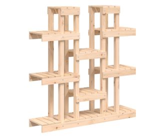 Stalak za biljke 104,5 x 25 x 109,5 cm od masivne borovine