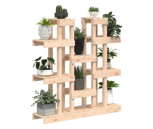 Stalak za biljke 104,5 x 25 x 109,5 cm od masivne borovine