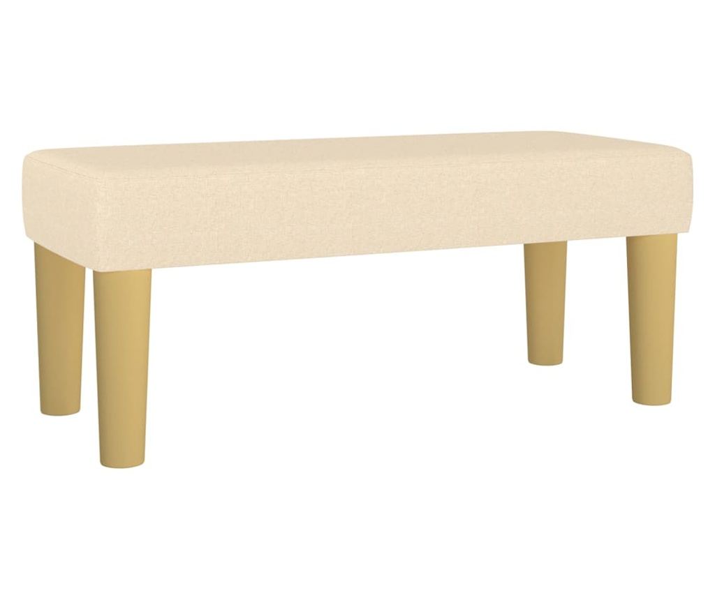 Box krevet s madracom, krem, 80x200 cm, tekstil - 7