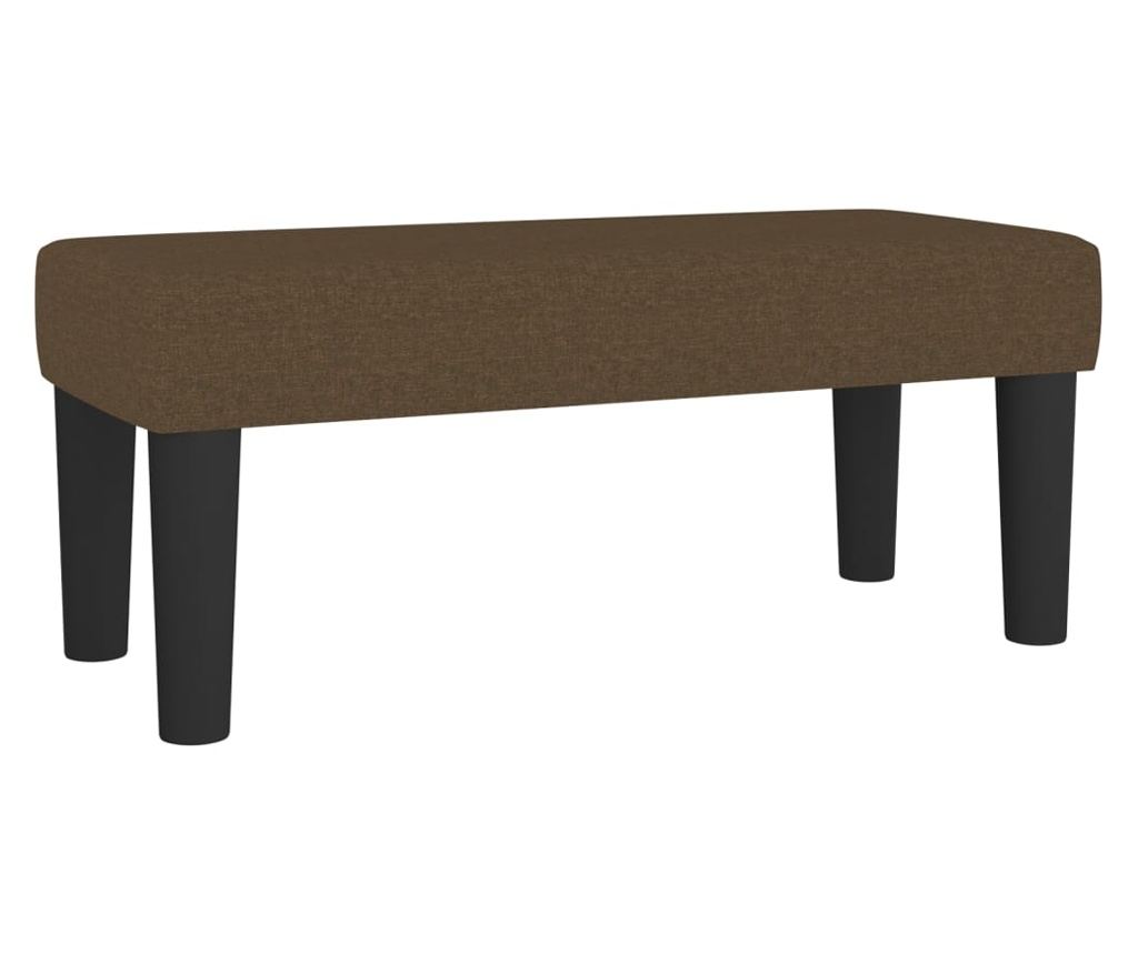 Box spring postel s matrací tmavě hnědá 90x190 cm textil - 7