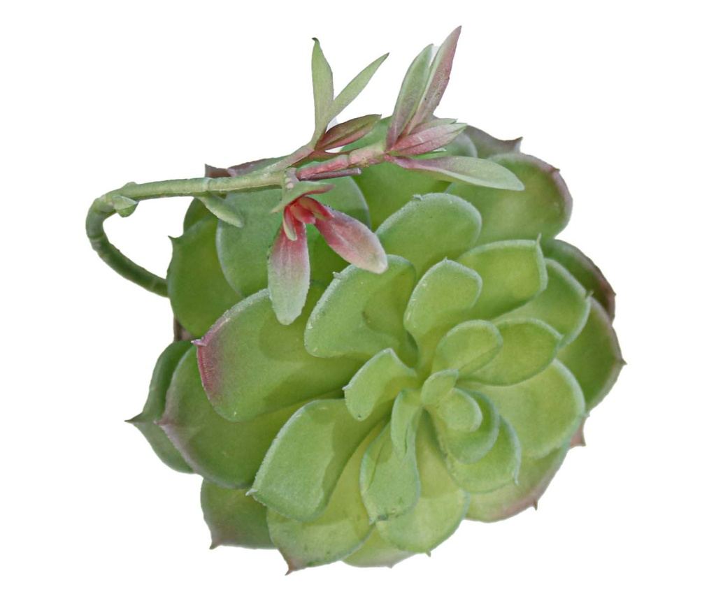 Mesterséges virágcsokor, zöld, műanyag, 17cm - 2