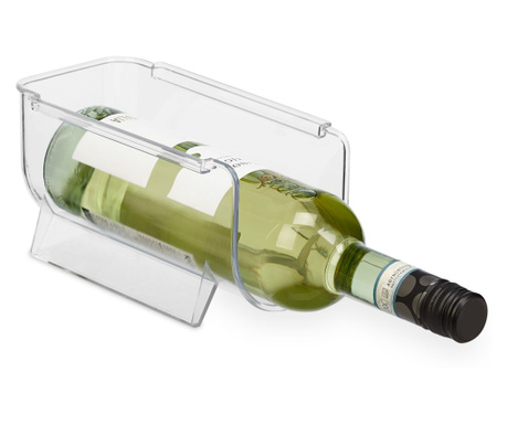 Suport sticla de vin pentru frigider, Relaxdays, 10.5 x 11 x 20.5 cm