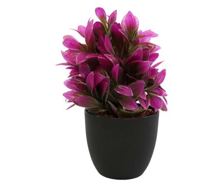 Virágcserepek, lila, műanyag, 21cm
