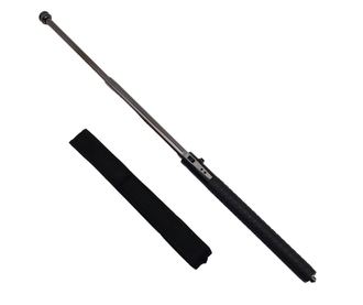IdeallStore® automata teleszkópos sétapálca, Defense Guardian, 53 cm, integrált biztonsági, fekete