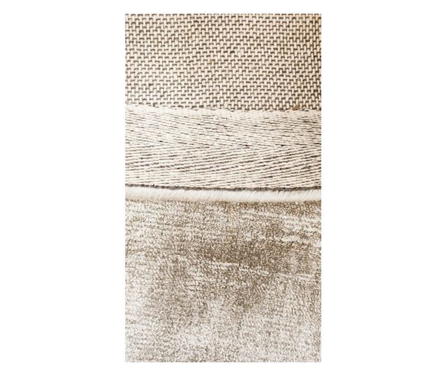Едноцветен кръгъл килим Garous Tuft Kilim World 160x160 cm