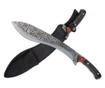IdeallStore® machete, Bohém Penge, 51 cm, rozsdamentes acél, barna, hüvelyt tartalmaz