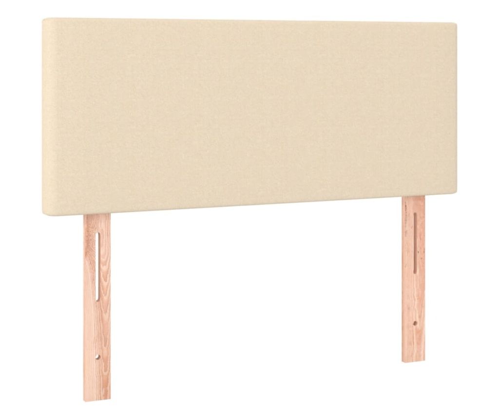 Okvir za krevet s madracem i LED rasvjetom, krem, 90x190 cm, tekstil - 7