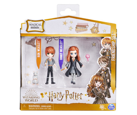 Harry Potter wizarding world magical minis set 2 figurine Ron si Ginny Weasley