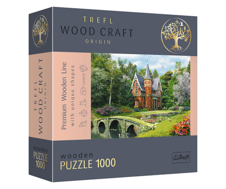 Puzzle Trefl din lemn 1000 piese casa victoriana