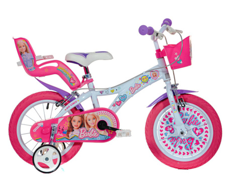 Bicicleta copii 16" - Barbie la plimbare