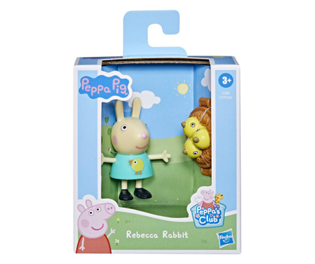 Peppa Pig figurina prietenii amuzanti iepurasul Rebecca 7 cm
