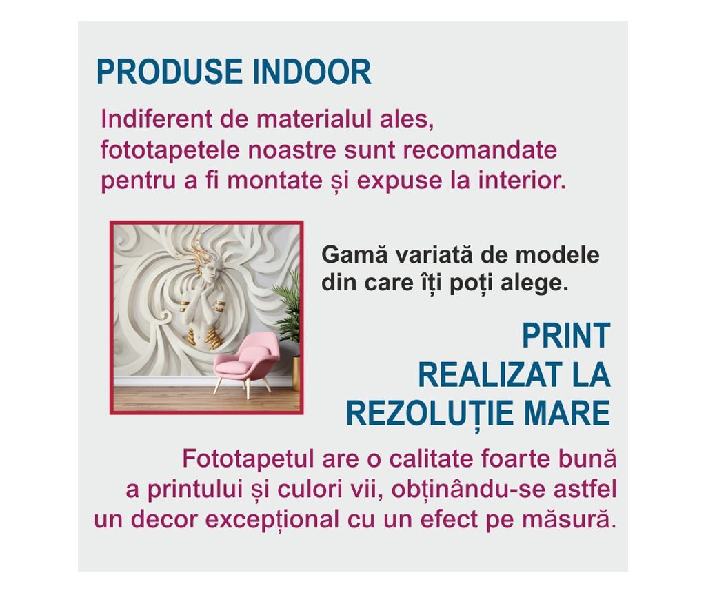 Samolepilna in pralna tapeta Myria, 200 x 150 cm - 3