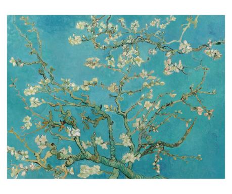 Samolepilna in pralna stenska nalepka s cvetočo vejo češnje, 400 x 250 cm